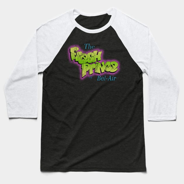 Vintage Fresh Prince of bel-air Baseball T-Shirt by OniSide